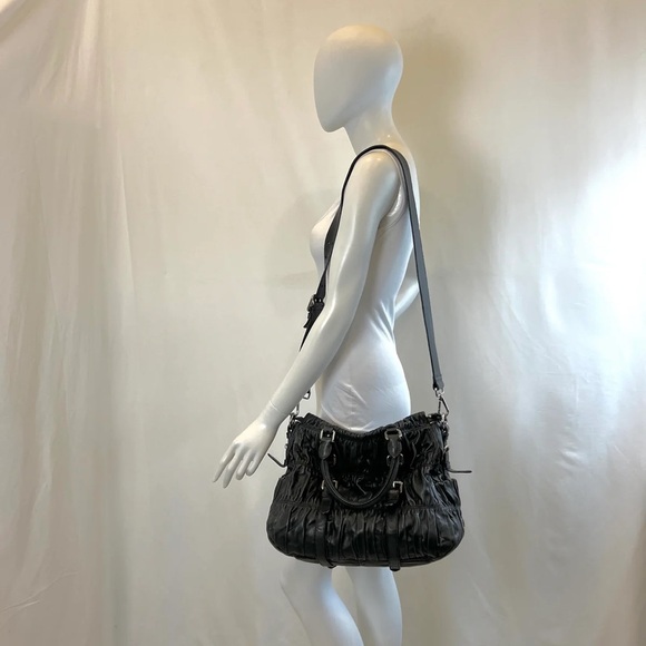 authentic Prada Gaufre handle purse - Picture 3 of 10